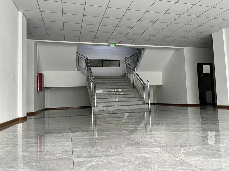 LS hydraulic press factory lobby showcasing office and reception area