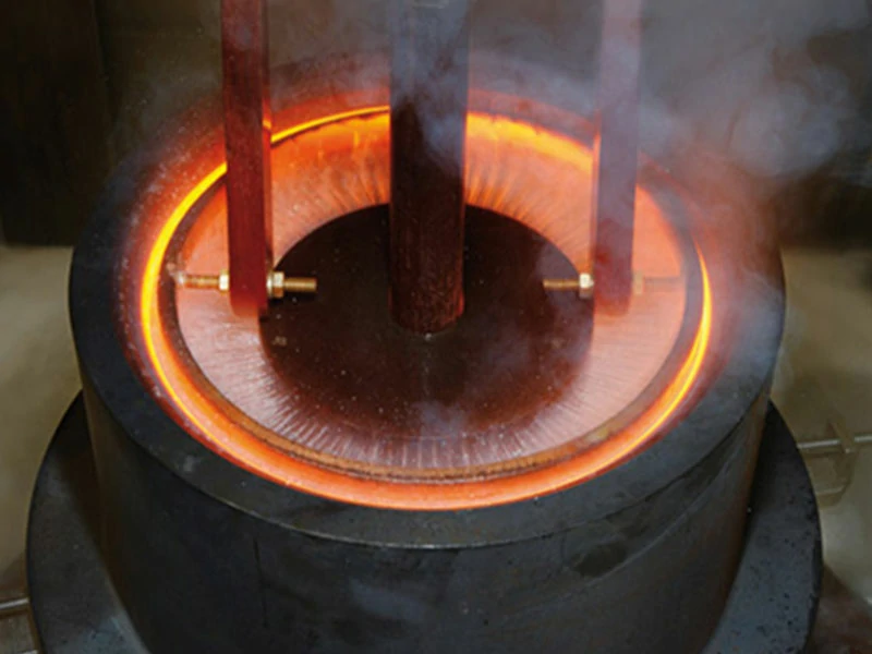Quenching process of key hydraulic press components at LS factory