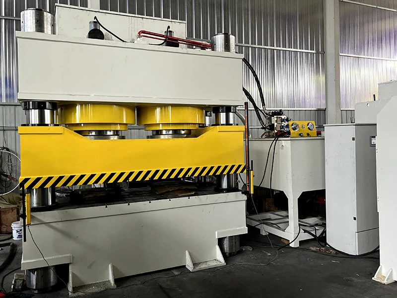 Hydraulic press for electrical power industry stamping ultra-thin stainless steel hydrogen fuel cell bipolar plates