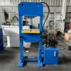Gantry press for bearing assembly front view, 20 ton manual hydraulic press machine for industrial press fitting applications