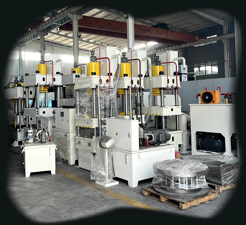Closed frame hydraulic press manufacturer for industrial applications