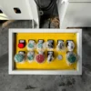 Hydraulic press operation console with control panel for 250 ton closed type press machine, user-friendly industrial control interface