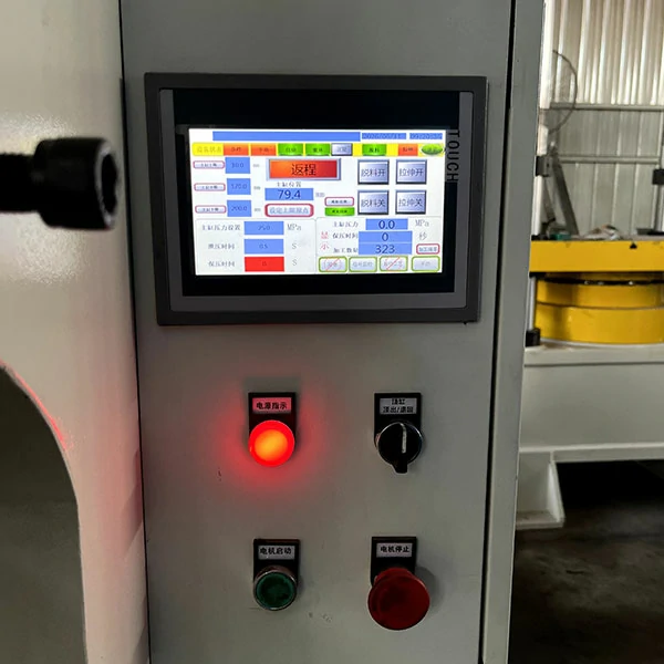 100T hydraulic punching press with air cooling system for sheet metal punching and blanking