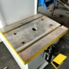 500x400mm worktable of 10 ton hydraulic press machine, precision steel platform for metal pressing and forming applications