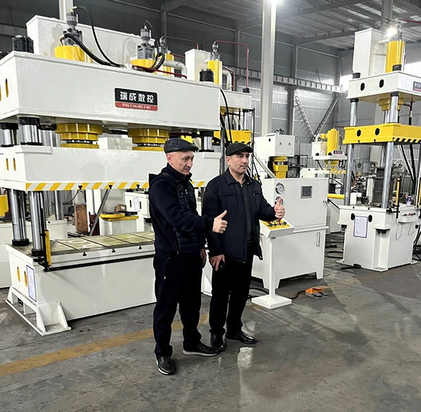 Tajikistan customer visiting LS CNC factory